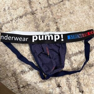 NWOT Pump! XL Navy Pride Jock